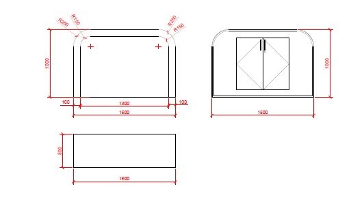 Counter I CAD drawing